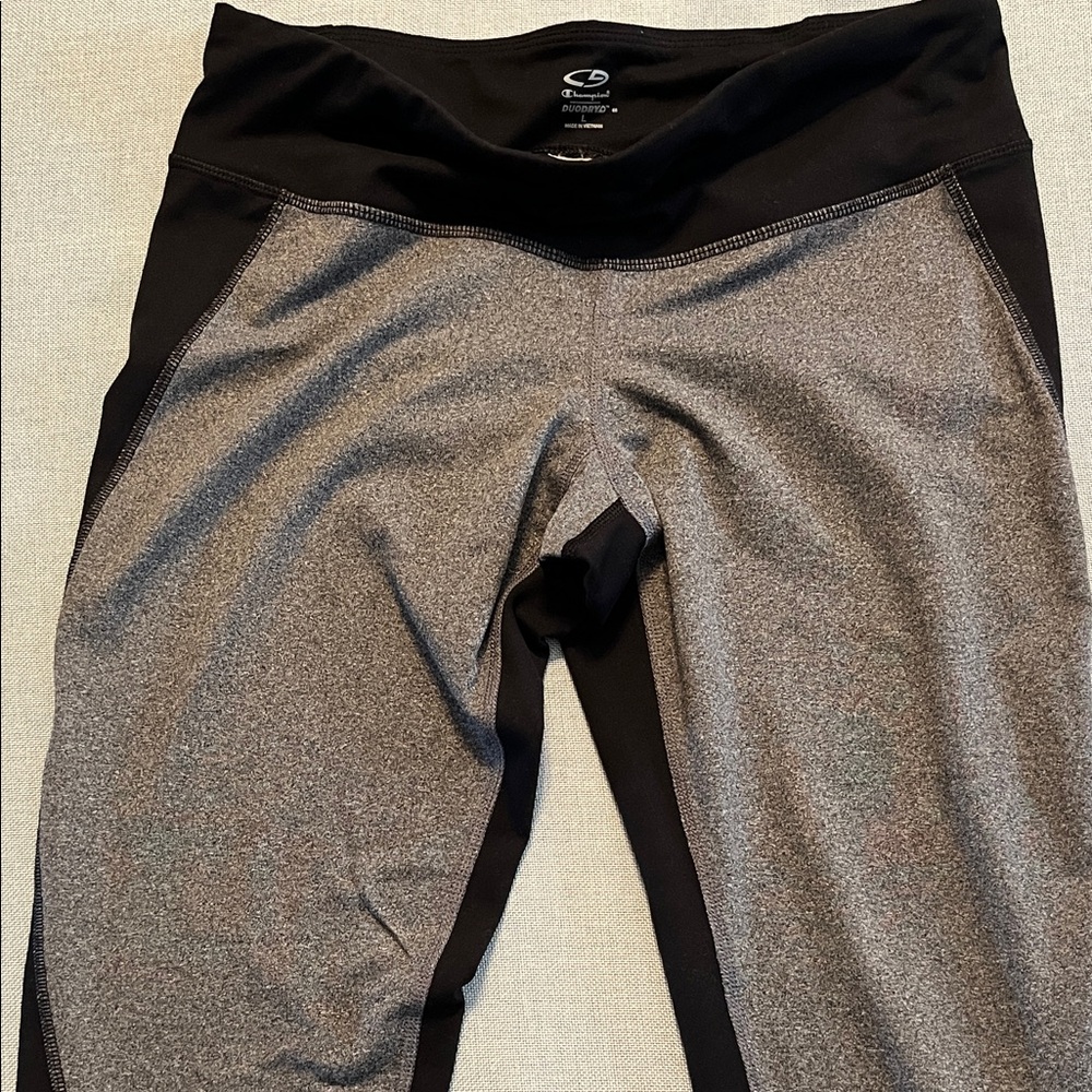 Champion Black and Gray yoga/exercise pants